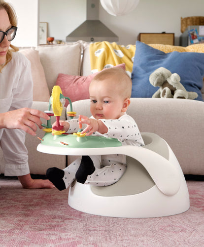 Snug Floor Seat with Activity Tray - Clay