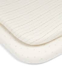 Lua Bedside Crib Sheets (2 Pack) - Oatmeal