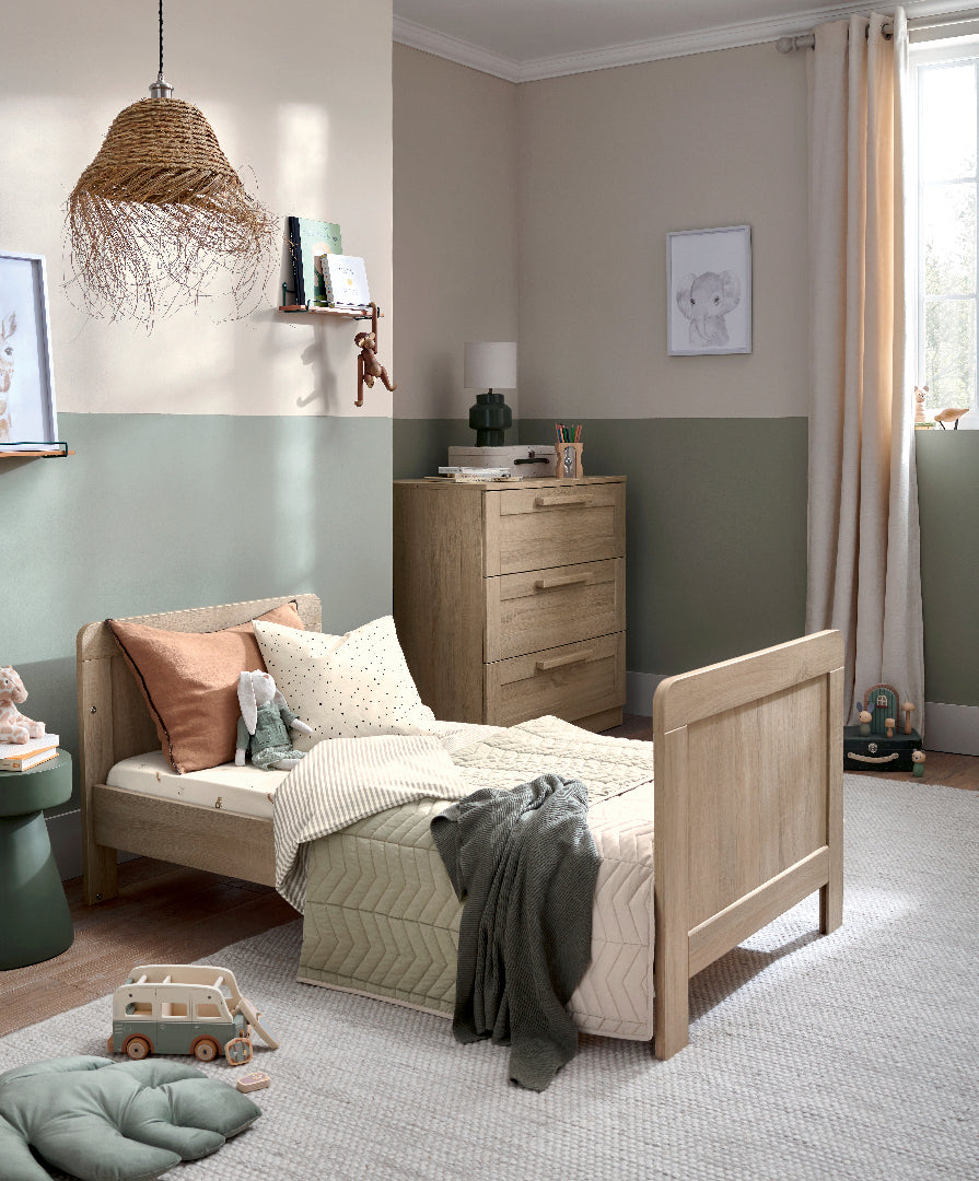 Atlas Cotbed Light Oak Nursery Furniture – Mamas Papas AUS