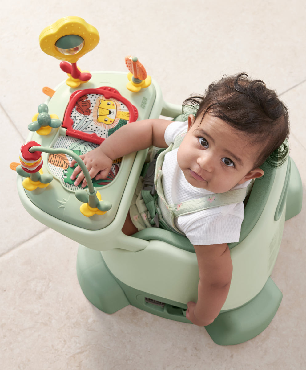 Bug 3-in-1 Floor & Booster Seat with Activity Tray & Splash Mat - Euca ...