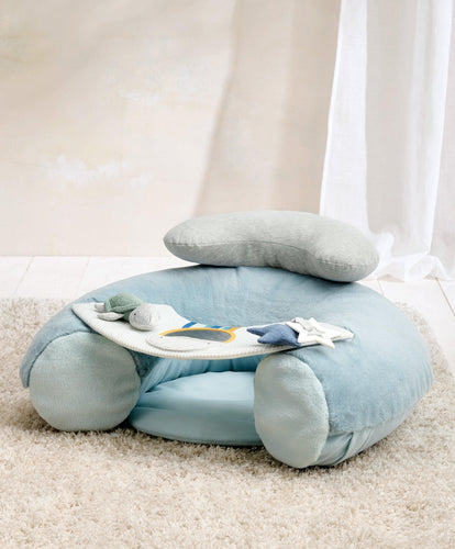 Sit & Play Floor Seat - Welcome to the World Blue