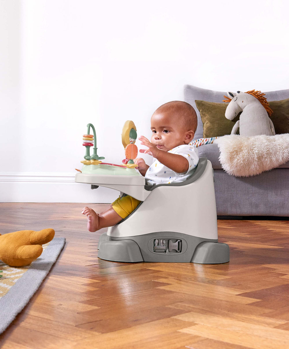 Bug 3-in-1 Floor & Booster Seat - Pebble Grey – Mamas & Papas AUS