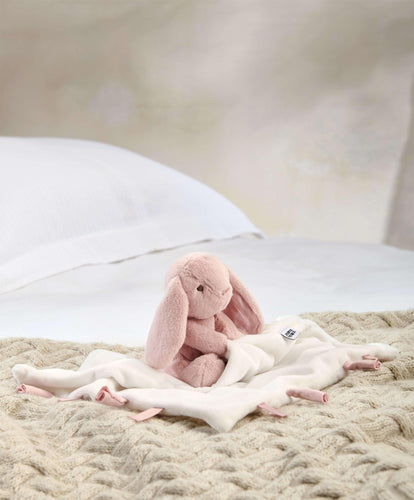 Welcome to the World Baby Comforter - Pink Bunny