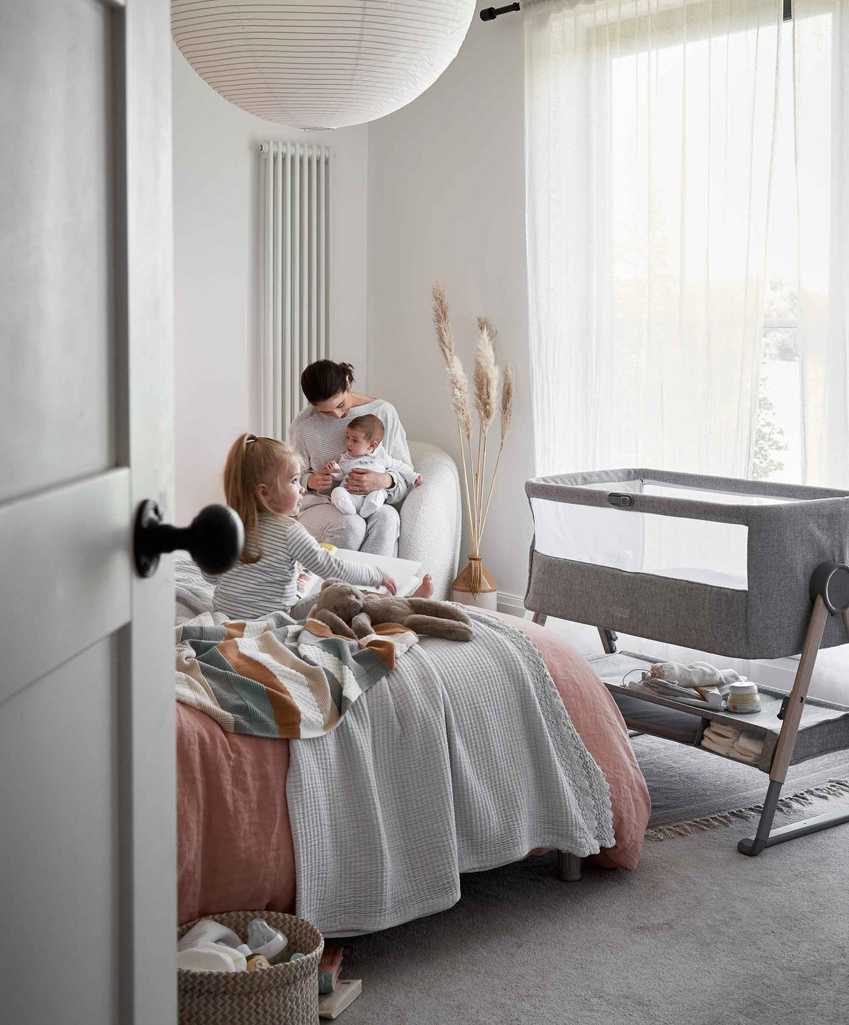 Bedside best sale cot australia